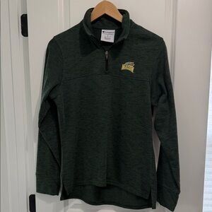 EUC. Small Champion - George Mason Half Zip Sweatshirt